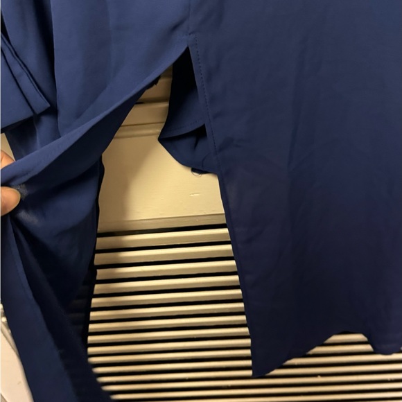NWT Royal blue high low shirt XL - Picture 3 of 6